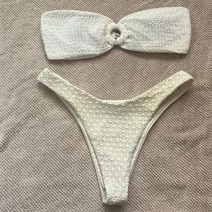 Ring Linked Bandeau Bikini